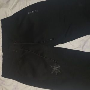 Spartan Race Black sweatpants size small Fits like XS !!